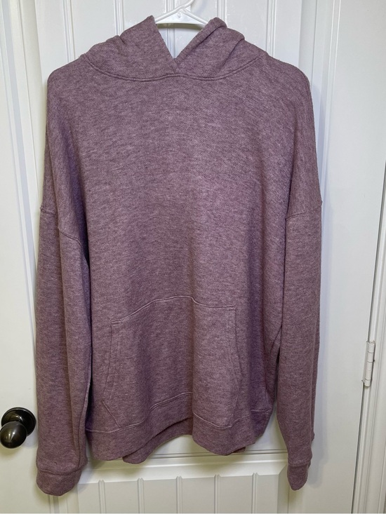 No Boundaries Other - No Boundaries Men’s Medium Mauve Lavender Knit Hoodie Pouch Pocket Ultra Soft
